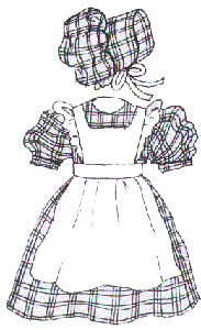 Plaid Dress and Pinafore